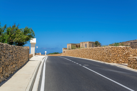 Road in Maltaの写真素材