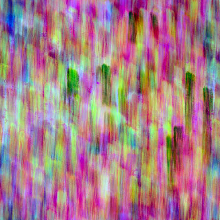 Abstract neon multicolored painted seamless pattern with multicolored transparent neon layered spots and strokes Modern abstract layers fashion trendの写真素材