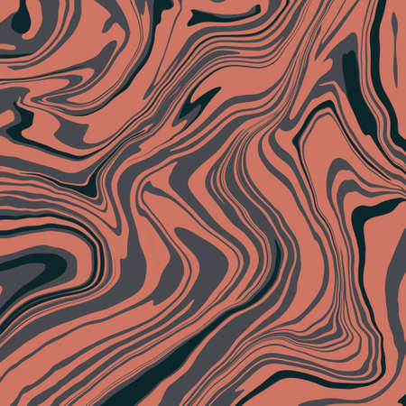 Abstract bicolor marbled texture Random wavy curved shapes Liquid swirl, pouring, current, water flow effect Marble wall mural paint in muted natural pink and gray Minimalist retro styleの写真素材