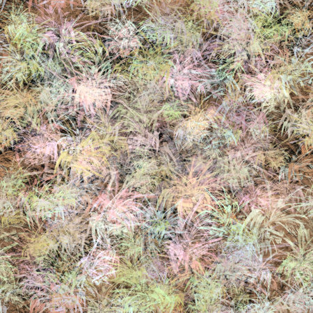 A repeating abstract shaped and lines design in gentle light pastel color scheme. Scribble Doodle Abstract Layers Trendsの写真素材