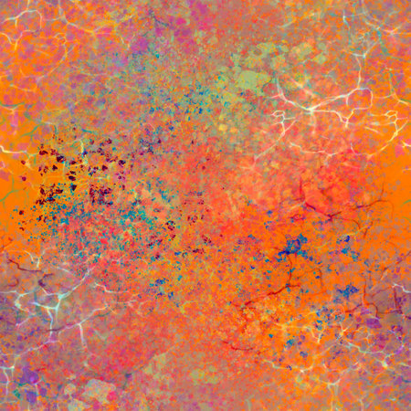 Abstract bright blur hand drawn seamless background Mixed multicolor layered blots, smudges, splatter and streaks Scribble modern fashion trend Wall paint, art print, web designの写真素材