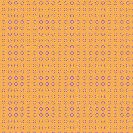 Abstract geometric simple modest fabric and paper pattern Violet â lilac round rings on a warm muted yellow autumn backgroundの写真素材
