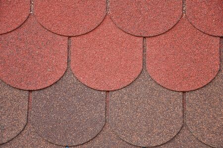 Soft roof, roof tiles. Backgroundの写真素材