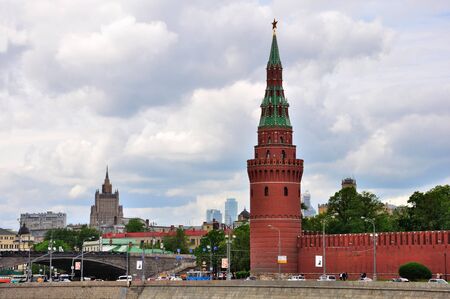 Tower of Moscow Kremlin, Russiaの写真素材