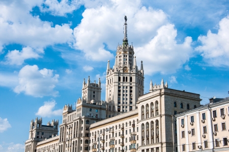 Stalin's house in Moscow, Russia, landmarkの写真素材