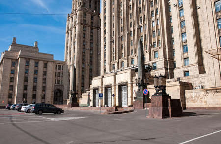Ministry of Foreign Affairs of Russia, the Stalinist skyscraper, landmarkの写真素材