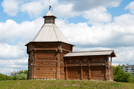 wooden architecture of the 17th century, Moscow, Russiaの写真素材