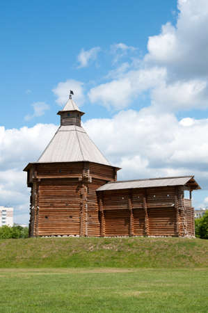 wooden architecture of the 17th century, Moscow, Russiaの写真素材