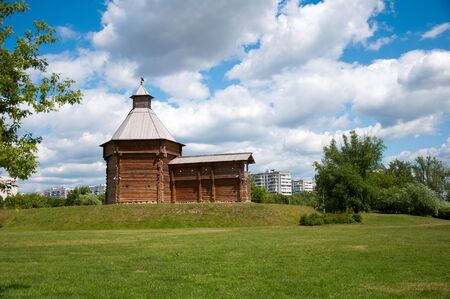 wooden architecture of the 17th century, Moscow, Russiaの写真素材