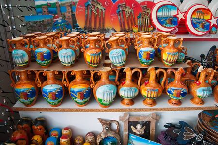 Souvenir shop in Turkeyの写真素材