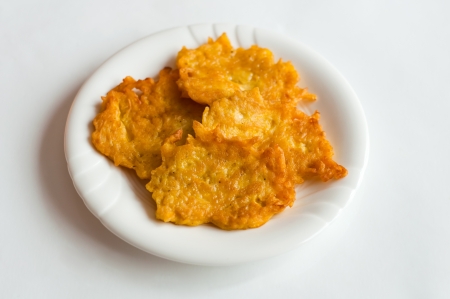 Delicious homemade pumpkin pancakesの写真素材
