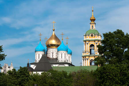 Russia. Novospassky Monastery in Moscow. landmark