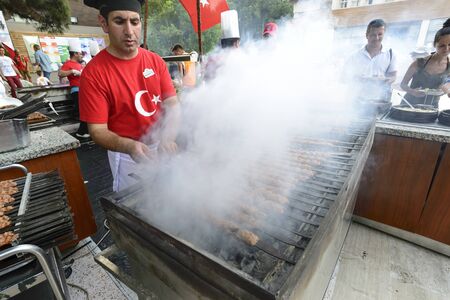 BELDIBI, TURKEY - September 11, 2015: The event of the "Turkish Night" show at the Turkiz Beldibi Resort & Spaのeditorial素材