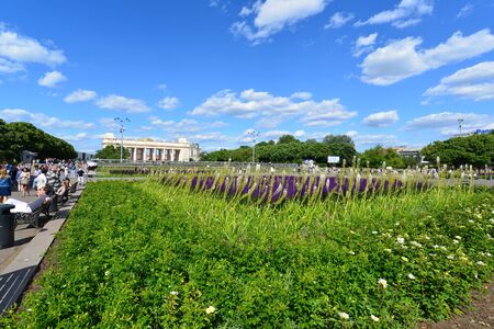 MOSCOW, RUSSIA - 26.06.2015. Gorky Park -Central Park of  a Culture and Rest.のeditorial素材