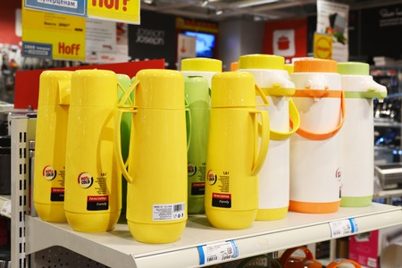 MOSCOW, RUSSIA - 24.09.2015. The interior of the shop Hoff - one of the largest Russian furniture networkのeditorial素材