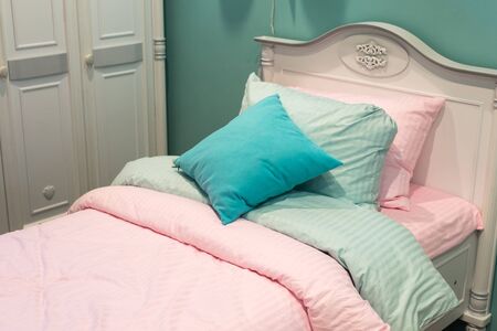 Detail of bedrooms for the girls