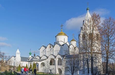 Suzdal, Russia -06.11.2015. St. Pokrovsky Monastery was built in the 16th century. Golden Ring Travelのeditorial素材