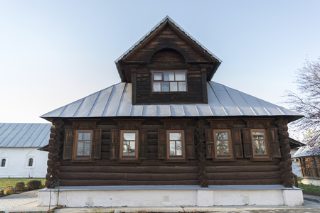 Suzdal, Russia -06.11.2015. The cells of the nuns at the St. Pokrovsky nunnery. Golden Ring Travelのeditorial素材