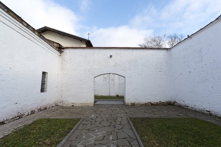 Suzdal, Russia -06.11.2015. The prison on the territory of   St. Euthymius monastery in Suzdal. Golden Ring of Russia Travelのeditorial素材