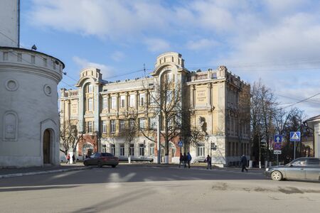 VLADIMIR, RUSSIA -05.11.2015. State Pedagogical University is  the former Real Schoolのeditorial素材