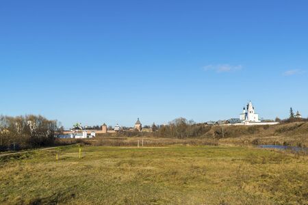 View of Suzdal in the late autumn. Golden Ring of Russia Travel