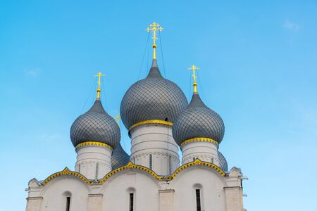Rostov Veliky, Russia-March 30.2016.  Assumption Cathedral in the Kremlinのeditorial素材