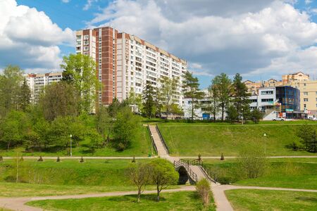Moscow, Russia - May 06.2016. 16 districts of a Zelenograd Administrative District