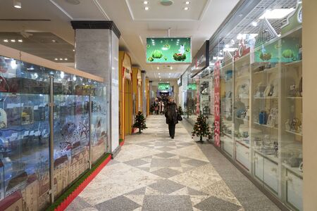 Moscow, Russia - January 10. 2016. The interior of the store Central Children's Worldのeditorial素材