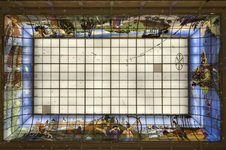 Moscow, Russia - January 10. 2016. The Ceiling of the store Central Children's Worldのeditorial素材