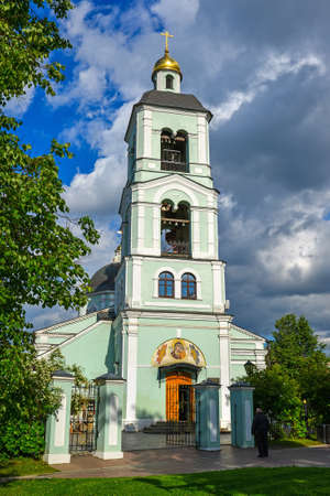 Moscow, Russia - June 08, 2016. Church Of The Icon Of MostHoly Mother Of God Life-Giving Spring in...