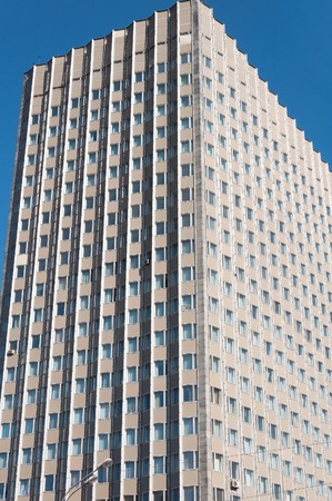 Moscow, Russia - May 14.2016. Five-star Golden Ring Hotel was built in 1970, building was reconstructed in 1998 and it is located within historical downtown, opposite to Ministry of Foreign Affairsのeditorial素材