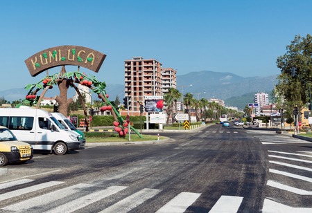 Kumluca, Turkey - June 20.2014. General view of city in summer at height of tourist seasonのeditorial素材