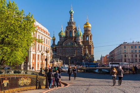 St. Petersburg, Russia - June 04.2017. The Church of Savior on the Spilled Blood