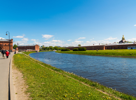 St. Petersburg, Russia - June 04.2017. Kronverkskiy channel and artillery museumのeditorial素材