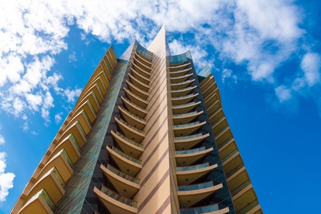 Modern high-rise residential building in UAE