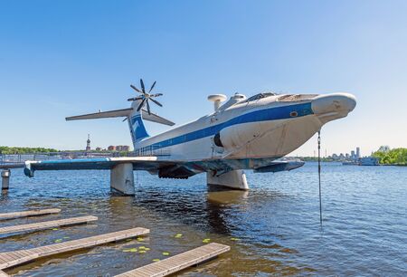 Moscow, Russia -May 23. 2019. Museum-memorial complex of the history of the Russian Navy