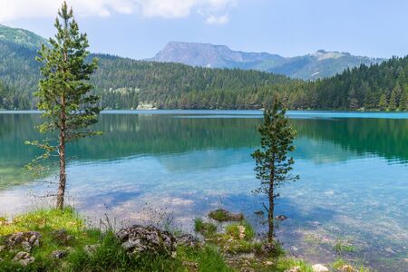 Montenegro, Durmitor National Park, the Black Lakeの写真素材