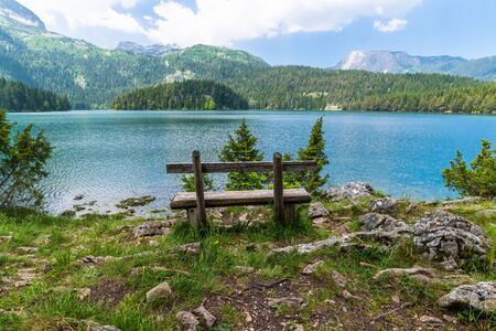 Montenegro, Durmitor National Park, the Black Lakeの写真素材