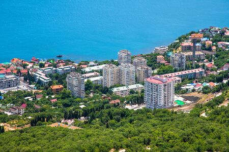 Beautiful landscape with Black Sea in Foros. Crimea