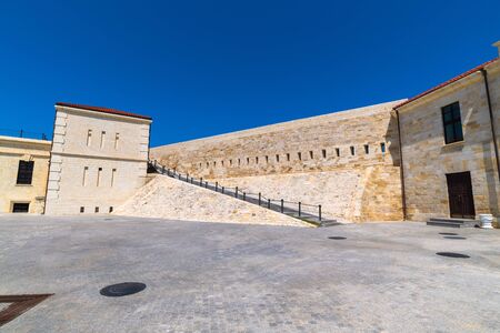 Sevastopol, Crimea - July 3, 2019. Courtyard in Konstantinovskaya Battery - Museum and Exhibition Complexのeditorial素材