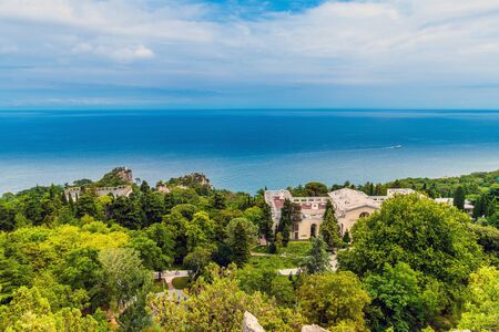 Landscape of the sea coast in Crimea