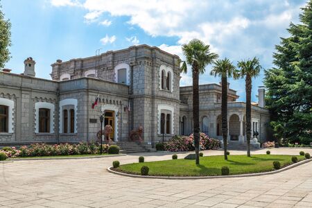 Livadia, Crimea - July 10. 2019. Palace of a Princes Yusupov Palace