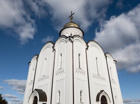 Church of the Holy Right Prince Alexander Nevsky in Zelenograd. Moscow, Russiaの写真素材