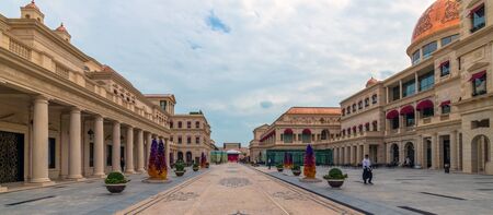 Doha, Qatar - Nov 20. 2019. Galleria Lafayette at the Katara Plaza in Katara Villageのeditorial素材