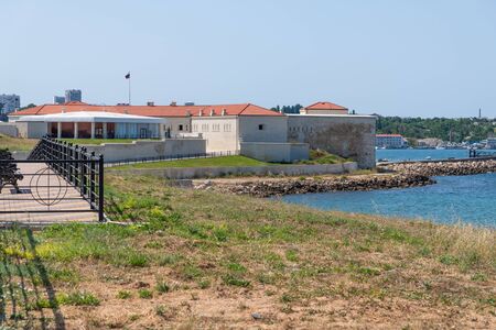 Sevastopol, Crimea - July 3, 2019. Konstantinovskaya Battery - Museum and Exhibition Complex - on site of military fortressのeditorial素材