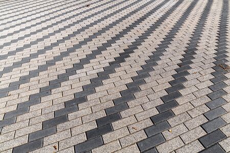 The Background from gray paving slabsの写真素材
