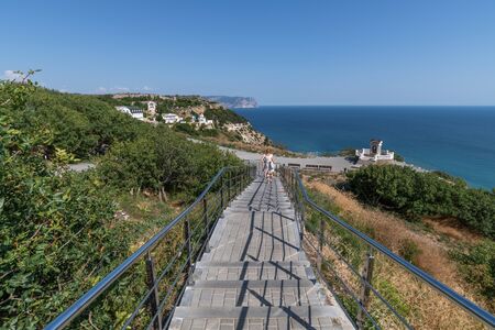 St. George Monastery in Sevastopol in Crimeaの写真素材