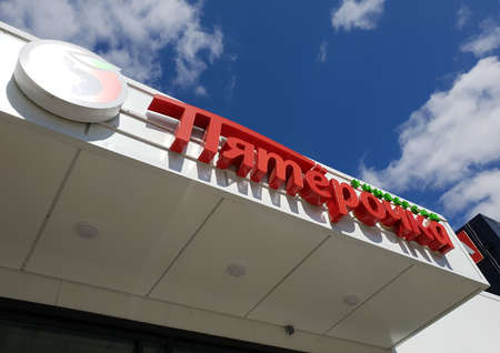 Moscow, Russia - May 1. 2020. Pyaterochka - largest grocery retailerのeditorial素材