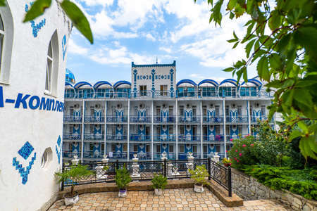 Koreiz, Crimea - July 7. 2019. 1001 Nights - Oriental-style Resort Hotelのeditorial素材