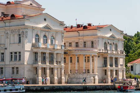 Sevastopol, Crimea - July 3, 2019. Sevastopol Palace of Childrens and Youth Creativityのeditorial素材